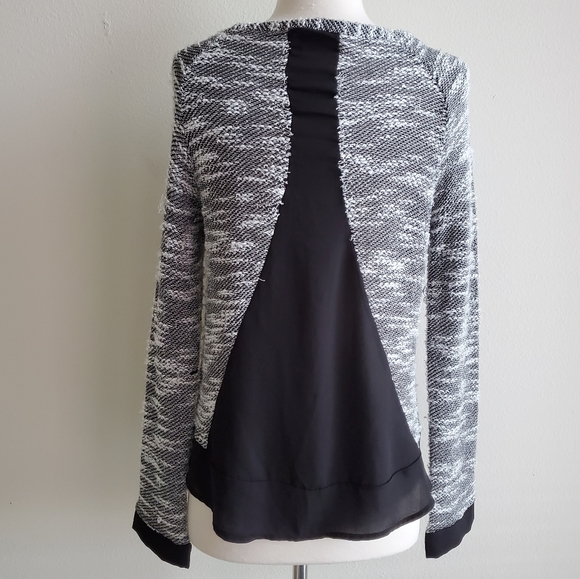 ASTR The Label Mix Media Side Zipper Sweater - Picture 2 of 7